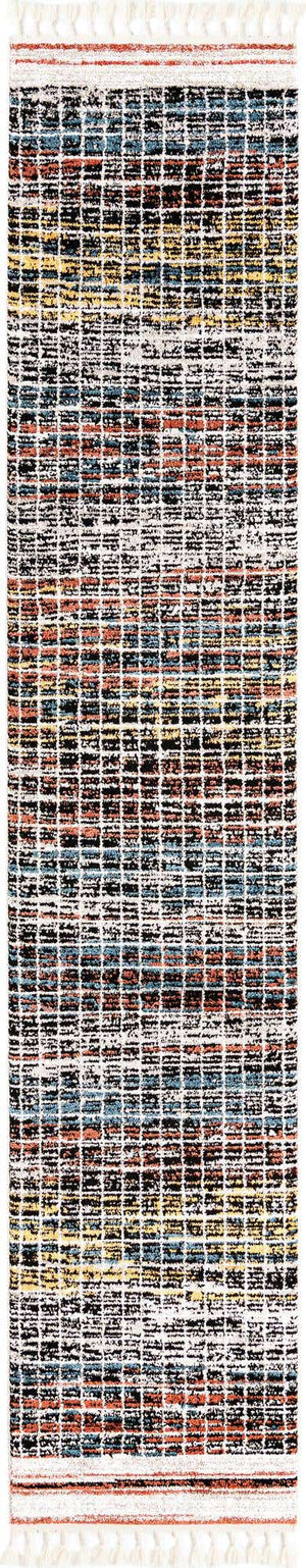 Multicolor 2' 7 x 13' Aramis Runner Area Rug Polypropylene With Cotton Backing Easy Clean Living Room Bedroom Dining Office Carpet for Sale at Rug Engine