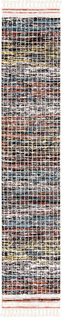 Multicolor 2' 7 x 13' Aramis Runner Area Rug Polypropylene With Cotton Backing Easy Clean Living Room Bedroom Dining Office Carpet for Sale at Rug Engine
