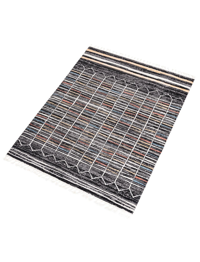 Multicolor 6' x 9' Aramis Rectangle Area Rug Polypropylene With Cotton Backing Easy Clean Living Room Bedroom Dining Office Carpet for Sale at Rug Engine