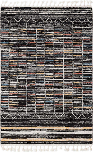 Multicolor 4' x 6' Aramis Rectangle Area Rug Polypropylene With Cotton Backing Easy Clean Living Room Bedroom Dining Office Carpet for Sale at Rug Engine