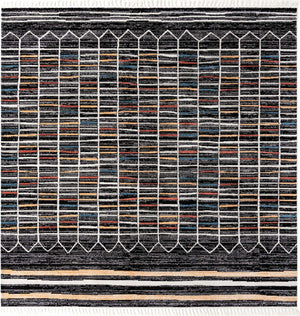 Multicolor 12' x 12' Aramis Square Area Rug Polypropylene With Cotton Backing Easy Clean Living Room Bedroom Dining Office Carpet for Sale at Rug Engine