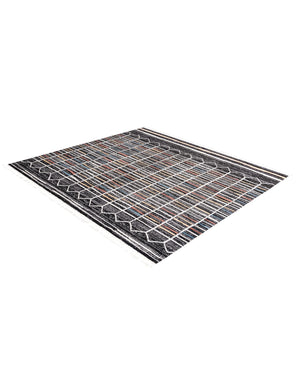 Multicolor 10' x 10' Aramis Square Area Rug Polypropylene With Cotton Backing Easy Clean Living Room Bedroom Dining Office Carpet for Sale at Rug Engine