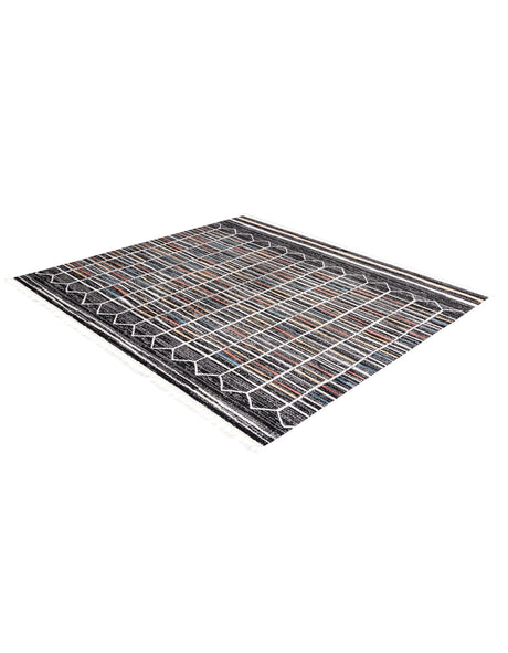 Multicolor 10' x 10' Aramis Square Area Rug Polypropylene With Cotton Backing Easy Clean Living Room Bedroom Dining Office Carpet for Sale at Rug Engine