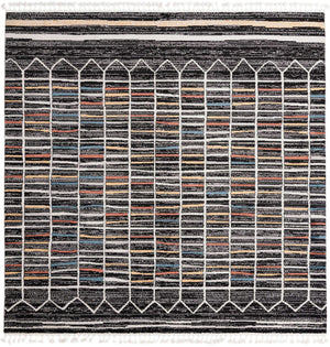 Multicolor 10' x 10' Aramis Square Area Rug Polypropylene With Cotton Backing Easy Clean Living Room Bedroom Dining Office Carpet for Sale at Rug Engine