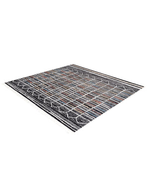 Multicolor 7' 10 x 7' 10 Aramis Square Area Rug Polypropylene With Cotton Backing Easy Clean Living Room Bedroom Dining Office Carpet for Sale at Rug Engine
