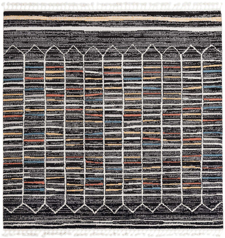 Multicolor 7' 10 x 7' 10 Aramis Square Area Rug Polypropylene With Cotton Backing Easy Clean Living Room Bedroom Dining Office Carpet for Sale at Rug Engine