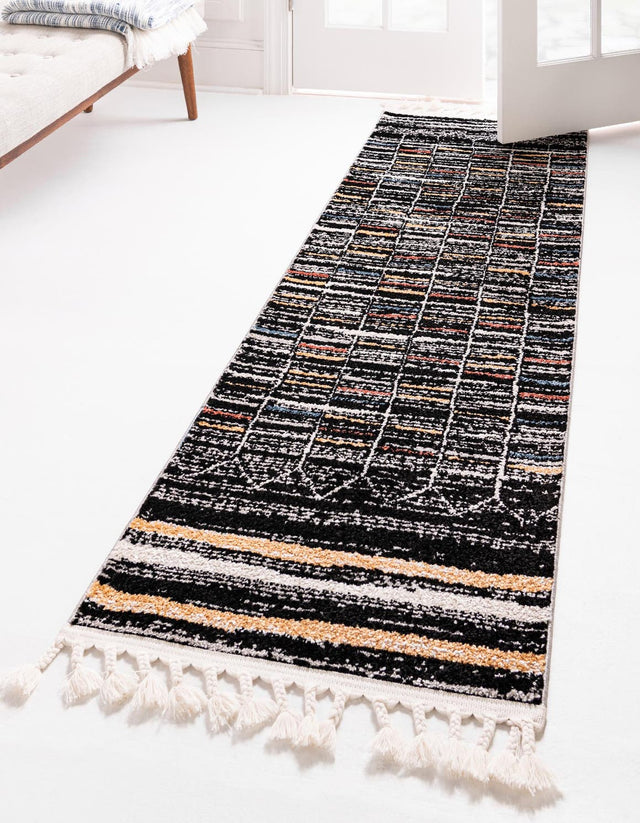 Multicolor 2' x 6' Aramis Runner Area Rug Polypropylene With Cotton Backing Easy Clean Living Room Bedroom Dining Office Carpet for Sale at Rug Engine
