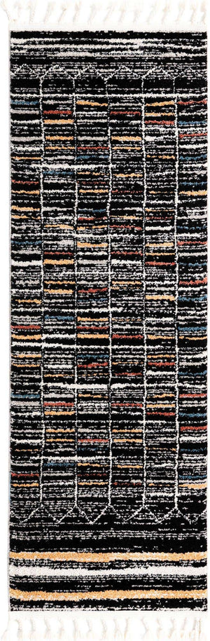 Multicolor 2' x 6' Aramis Runner Area Rug Polypropylene With Cotton Backing Easy Clean Living Room Bedroom Dining Office Carpet for Sale at Rug Engine