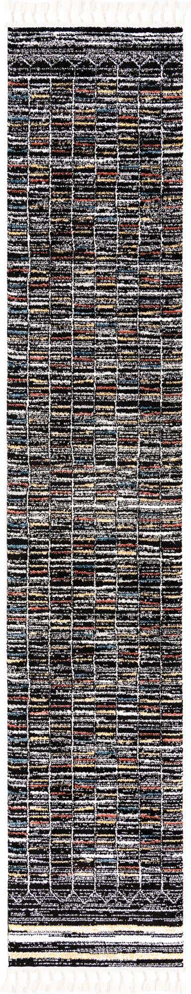 Multicolor 2' 7 x 13' Aramis Runner Area Rug Polypropylene With Cotton Backing Easy Clean Living Room Bedroom Dining Office Carpet for Sale at Rug Engine