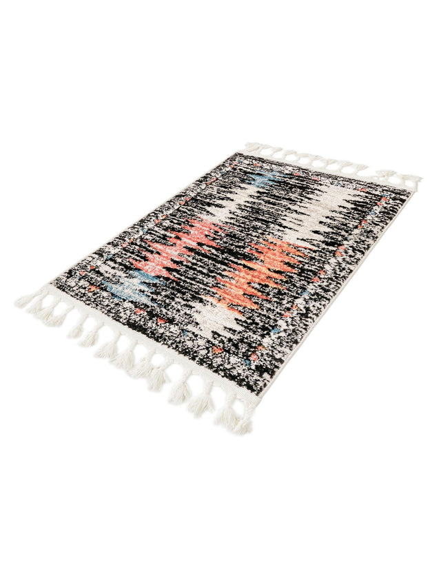 Multicolor 2' x 3' 1 Aramis Rectangle Area Rug Polypropylene With Cotton Backing Easy Clean Living Room Bedroom Dining Office Carpet for Sale at Rug Engine