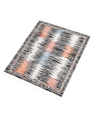 Multicolor 4' x 6' Aramis Rectangle Area Rug Polypropylene With Cotton Backing Easy Clean Living Room Bedroom Dining Office Carpet for Sale at Rug Engine