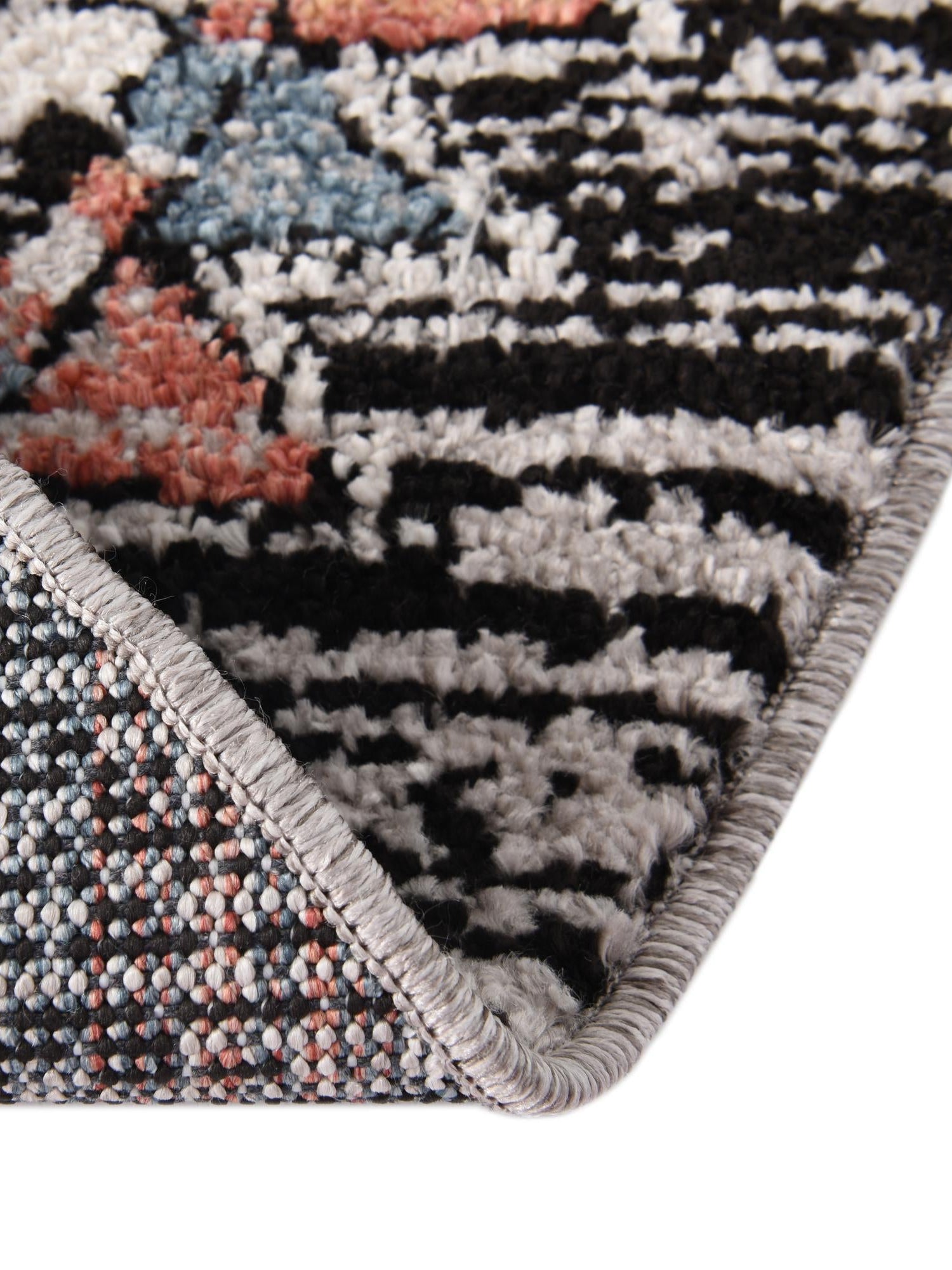 Multicolor 5' 3 x 5' 3 Aramis Round Area Rug Polypropylene With Cotton Backing Easy Clean Living Room Bedroom Dining Office Carpet for Sale at Rug Engine