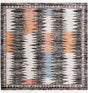 Multicolor 10' x 10' Aramis Square Area Rug Polypropylene With Cotton Backing Easy Clean Living Room Bedroom Dining Office Carpet for Sale at Rug Engine