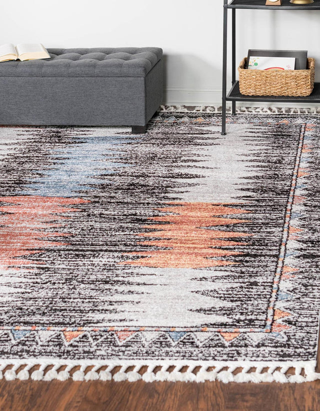 Multicolor 7' 10 x 7' 10 Aramis Square Area Rug Polypropylene With Cotton Backing Easy Clean Living Room Bedroom Dining Office Carpet for Sale at Rug Engine