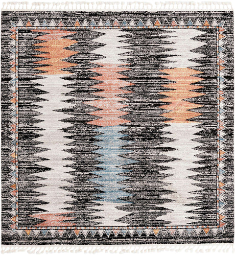Multicolor 7' 10 x 7' 10 Aramis Square Area Rug Polypropylene With Cotton Backing Easy Clean Living Room Bedroom Dining Office Carpet for Sale at Rug Engine