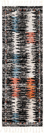 Multicolor 2' x 6' Aramis Runner Area Rug Polypropylene With Cotton Backing Easy Clean Living Room Bedroom Dining Office Carpet for Sale at Rug Engine