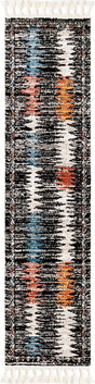 Multicolor 2' x 8' Aramis Runner Area Rug Polypropylene With Cotton Backing Easy Clean Living Room Bedroom Dining Office Carpet for Sale at Rug Engine