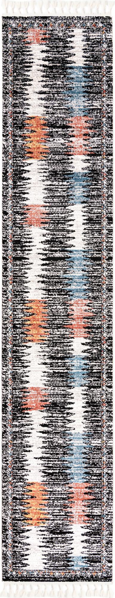 Multicolor 2' 7 x 13' Aramis Runner Area Rug Polypropylene With Cotton Backing Easy Clean Living Room Bedroom Dining Office Carpet for Sale at Rug Engine
