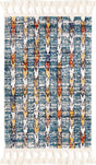 Blue 2' x 3' 1 Aramis Rectangle Area Rug Polypropylene With Cotton Backing Easy Clean Living Room Bedroom Dining Office Carpet for Sale at Rug Engine