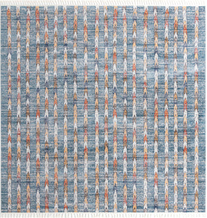 Blue 12' x 12' Aramis Square Area Rug Polypropylene With Cotton Backing Easy Clean Living Room Bedroom Dining Office Carpet for Sale at Rug Engine