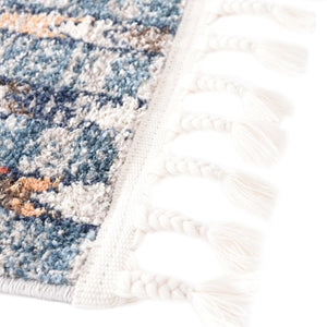 Blue 12' x 12' Aramis Square Area Rug Polypropylene With Cotton Backing Easy Clean Living Room Bedroom Dining Office Carpet for Sale at Rug Engine