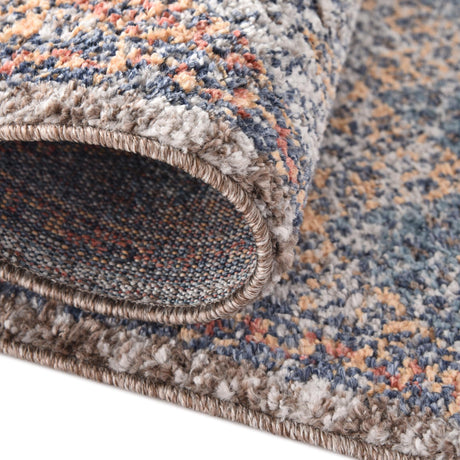 Multicolor 8' x 10' Aramis Rectangle Area Rug Polypropylene With Cotton Backing Easy Clean Living Room Bedroom Dining Office Carpet for Sale at Rug Engine