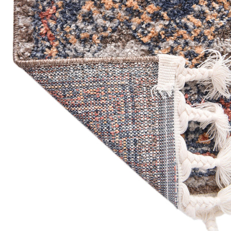 Multicolor 9' x 12' Aramis Rectangle Area Rug Polypropylene With Cotton Backing Easy Clean Living Room Bedroom Dining Office Carpet for Sale at Rug Engine