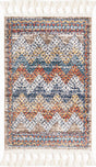 Multicolor 2' x 3' 1 Aramis Rectangle Area Rug Polypropylene With Cotton Backing Easy Clean Living Room Bedroom Dining Office Carpet for Sale at Rug Engine