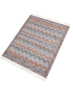 Multicolor 4' x 6' Aramis Rectangle Area Rug Polypropylene With Cotton Backing Easy Clean Living Room Bedroom Dining Office Carpet for Sale at Rug Engine