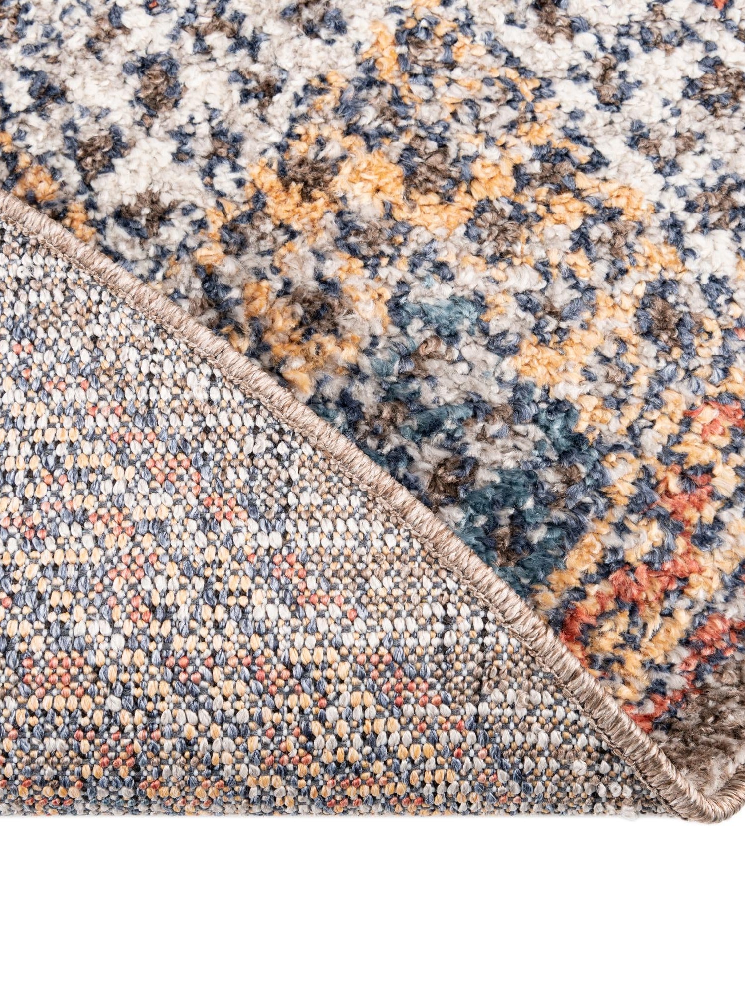 Multicolor 3' 3 x 3' 3 Aramis Round Area Rug Polypropylene With Cotton Backing Easy Clean Living Room Bedroom Dining Office Carpet for Sale at Rug Engine