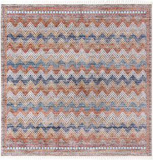 Multicolor 12' x 12' Aramis Square Area Rug Polypropylene With Cotton Backing Easy Clean Living Room Bedroom Dining Office Carpet for Sale at Rug Engine