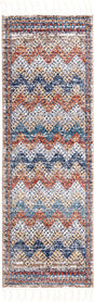 Multicolor 2' x 6' Aramis Runner Area Rug Polypropylene With Cotton Backing Easy Clean Living Room Bedroom Dining Office Carpet for Sale at Rug Engine