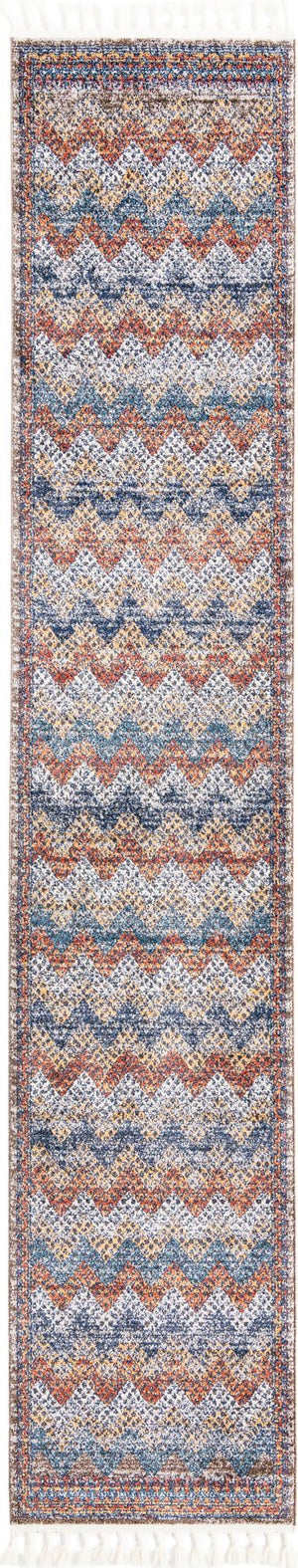 Multicolor 2' 7 x 13' Aramis Runner Area Rug Polypropylene With Cotton Backing Easy Clean Living Room Bedroom Dining Office Carpet for Sale at Rug Engine