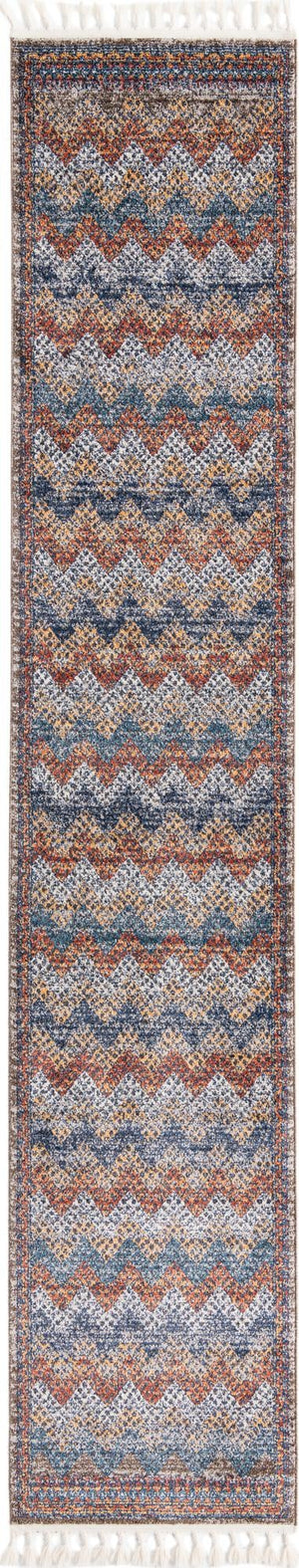 Multicolor 2' 7 x 13' Aramis Runner Area Rug Polypropylene With Cotton Backing Easy Clean Living Room Bedroom Dining Office Carpet for Sale at Rug Engine