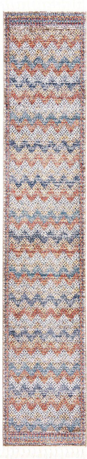 Multicolor 2' 7 x 13' Aramis Runner Area Rug Polypropylene With Cotton Backing Easy Clean Living Room Bedroom Dining Office Carpet for Sale at Rug Engine