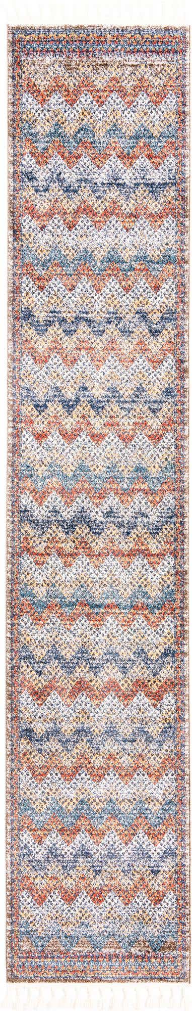 Multicolor 2' 7 x 13' Aramis Runner Area Rug Polypropylene With Cotton Backing Easy Clean Living Room Bedroom Dining Office Carpet for Sale at Rug Engine