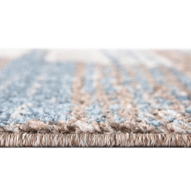 Multicolor 6' x 9' Aramis Rectangle Area Rug Polypropylene With Cotton Backing Easy Clean Living Room Bedroom Dining Office Carpet for Sale at Rug Engine