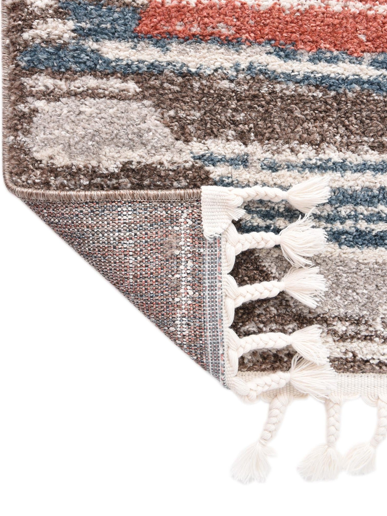 Multicolor 7' 10 x 10' Aramis Rectangle Area Rug Polypropylene With Cotton Backing Easy Clean Living Room Bedroom Dining Office Carpet for Sale at Rug Engine