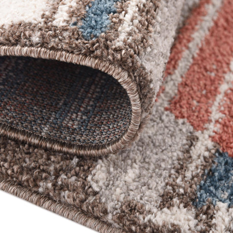 Multicolor 12' x 12' Aramis Square Area Rug Polypropylene With Cotton Backing Easy Clean Living Room Bedroom Dining Office Carpet for Sale at Rug Engine
