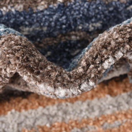Multicolor 12' x 12' Aramis Square Area Rug Polypropylene With Cotton Backing Easy Clean Living Room Bedroom Dining Office Carpet for Sale at Rug Engine