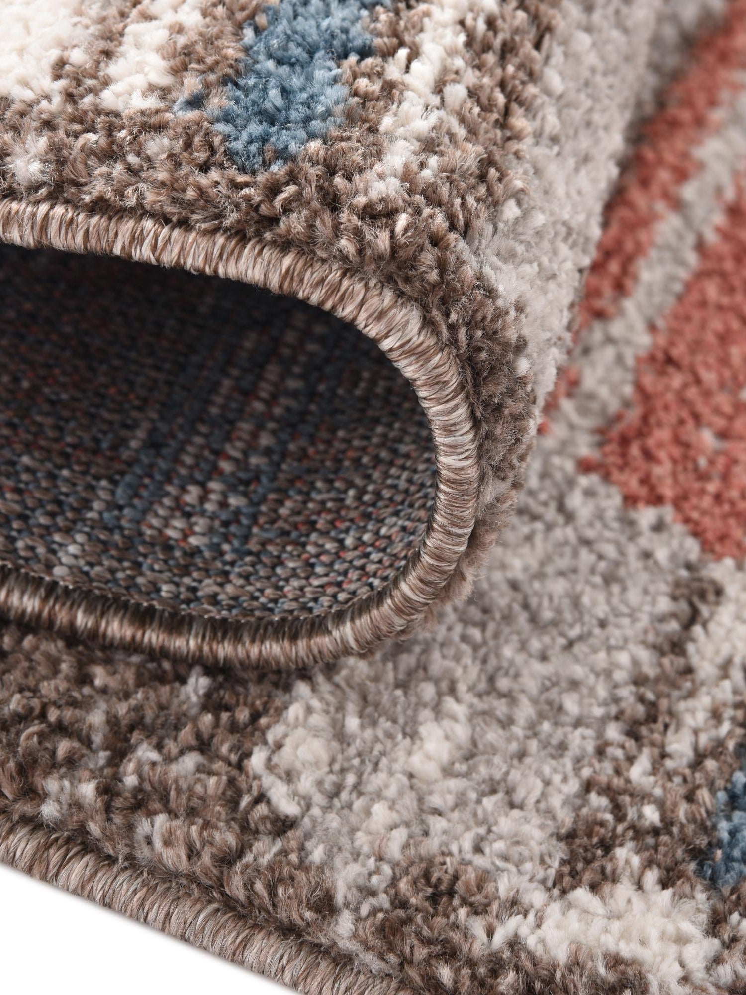 Multicolor 2' x 6' Aramis Runner Area Rug Polypropylene With Cotton Backing Easy Clean Living Room Bedroom Dining Office Carpet for Sale at Rug Engine
