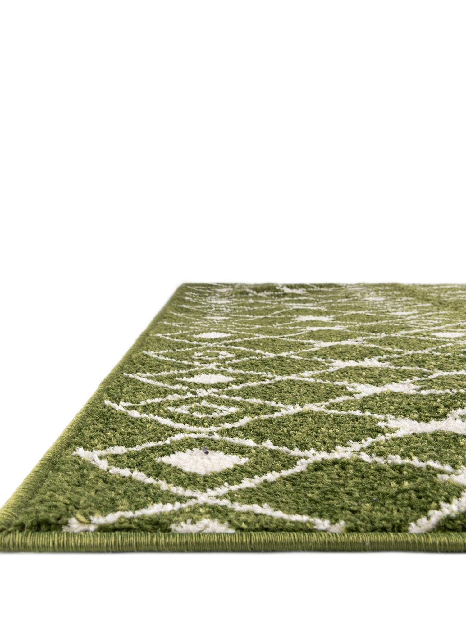 Green 10' x 13' 1 Tribal Trellis Rectangle Area Rug Geometric Southwestern Inspired Durable Carpet for Home Interior Design for Sale at Rug Engine