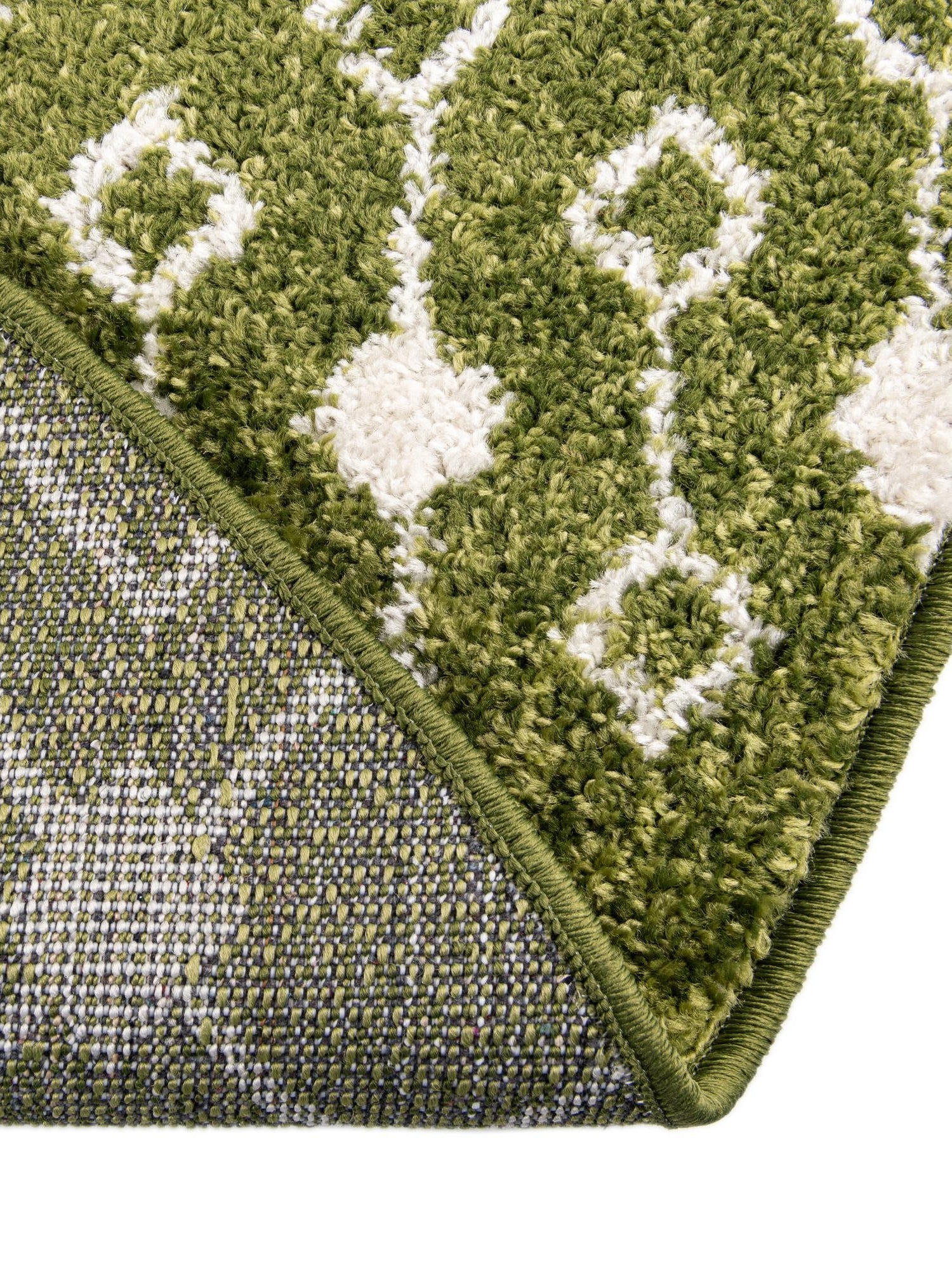 Green 4' 1 x 6' 1 Tribal Trellis Oval Area Rug Geometric Southwestern Inspired Durable Carpet for Home Interior Design for Sale at Rug Engine