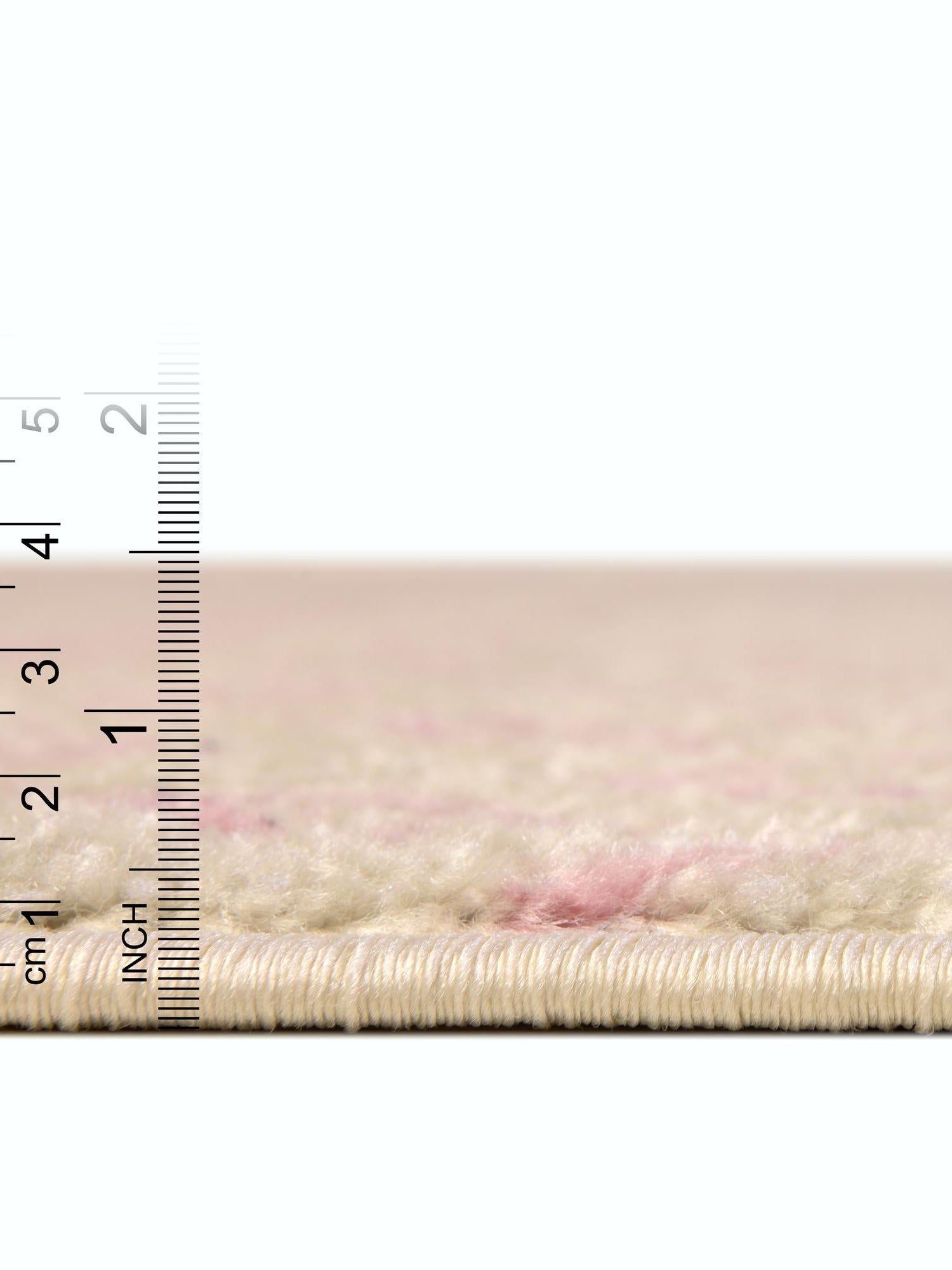 Ivory and Pink 10' x 10' Tribal Trellis Round Area Rug Geometric Southwestern Inspired Durable Carpet for Home Interior Design for Sale at Rug Engine