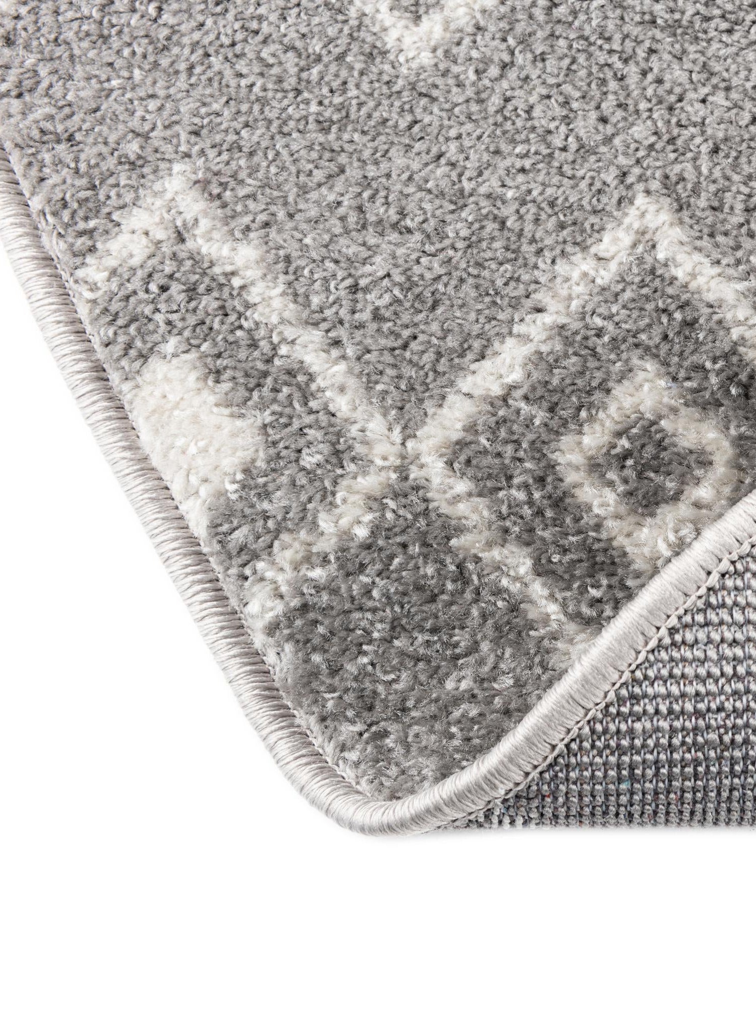 Gray 3' 1 x 3' 1 Tribal Trellis Round Area Rug Geometric Southwestern Inspired Durable Carpet for Home Interior Design for Sale at Rug Engine