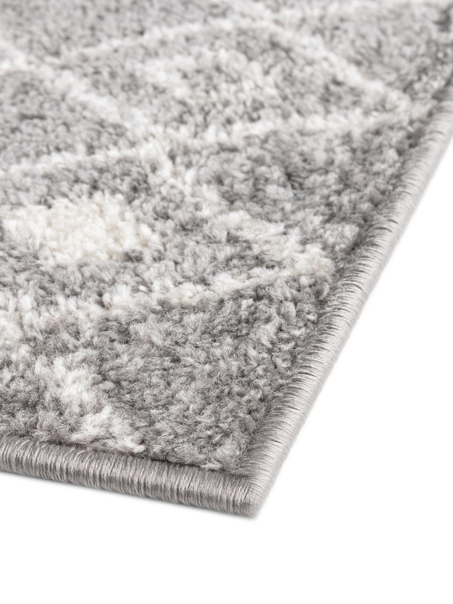 Gray 2' x 7' 1 Tribal Trellis Runner Area Rug Geometric Southwestern Inspired Durable Carpet for Home Interior Design for Sale at Rug Engine