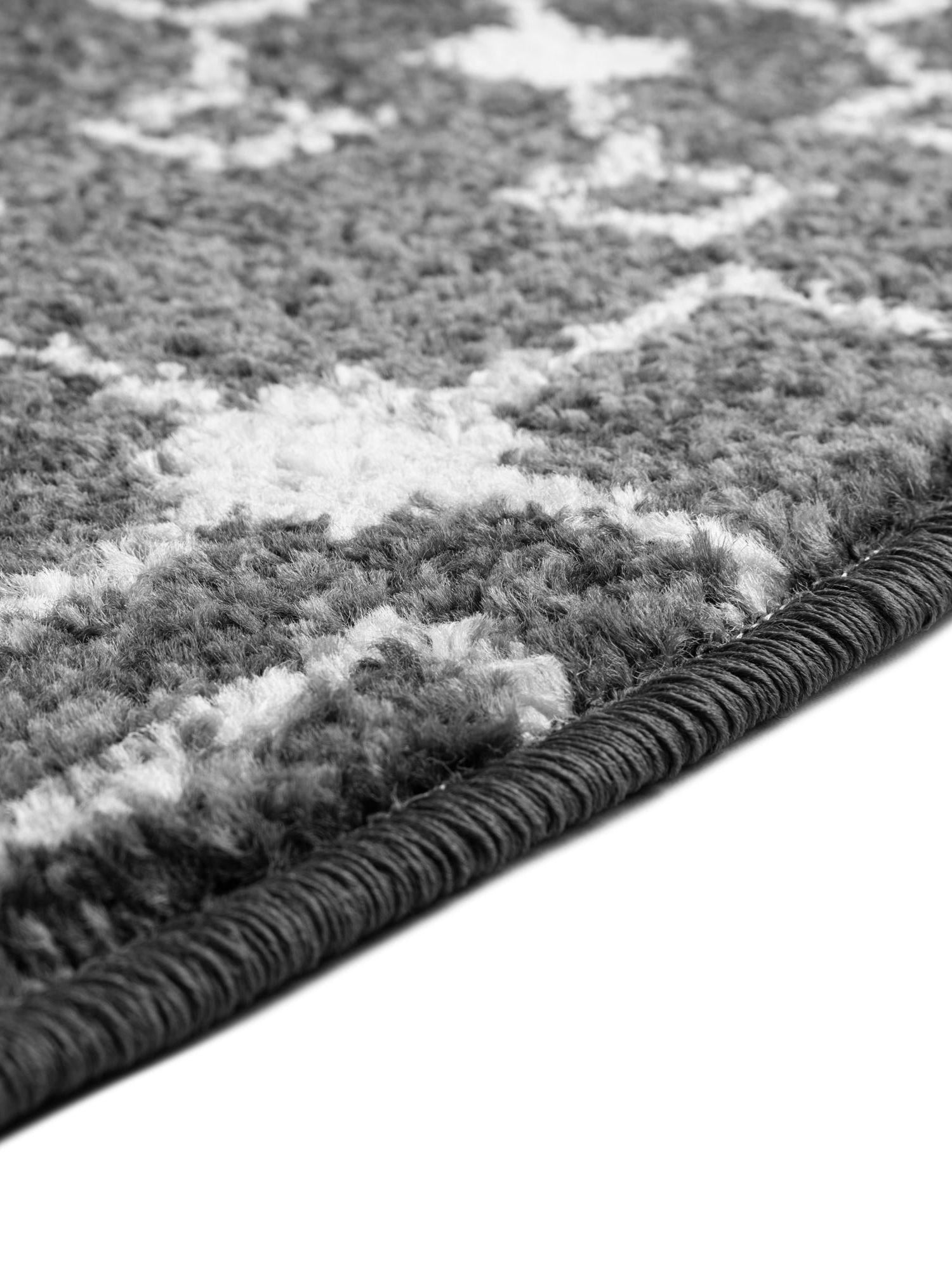 Dark Gray 3' 3 x 3' 3 Tribal Trellis Round Area Rug Geometric Southwestern Inspired Durable Carpet for Home Interior Design for Sale at Rug Engine