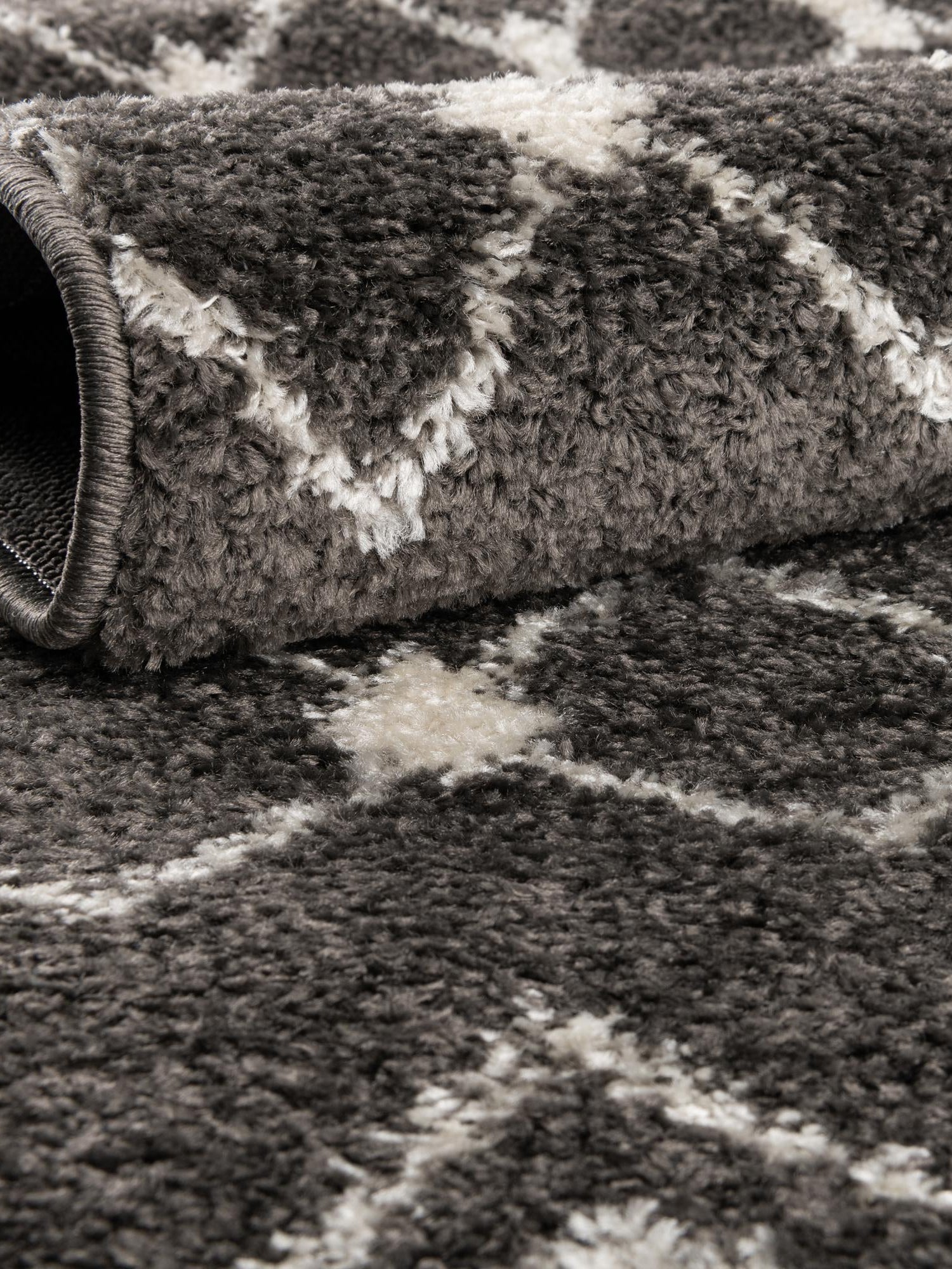 Dark Gray 10' x 10' Tribal Trellis Square Area Rug Geometric Southwestern Inspired Durable Carpet for Home Interior Design for Sale at Rug Engine