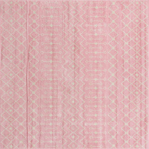 Pink 10' x 10' Tribal Trellis Square Area Rug Geometric Southwestern Inspired Durable Carpet for Home Interior Design for Sale at Rug Engine
