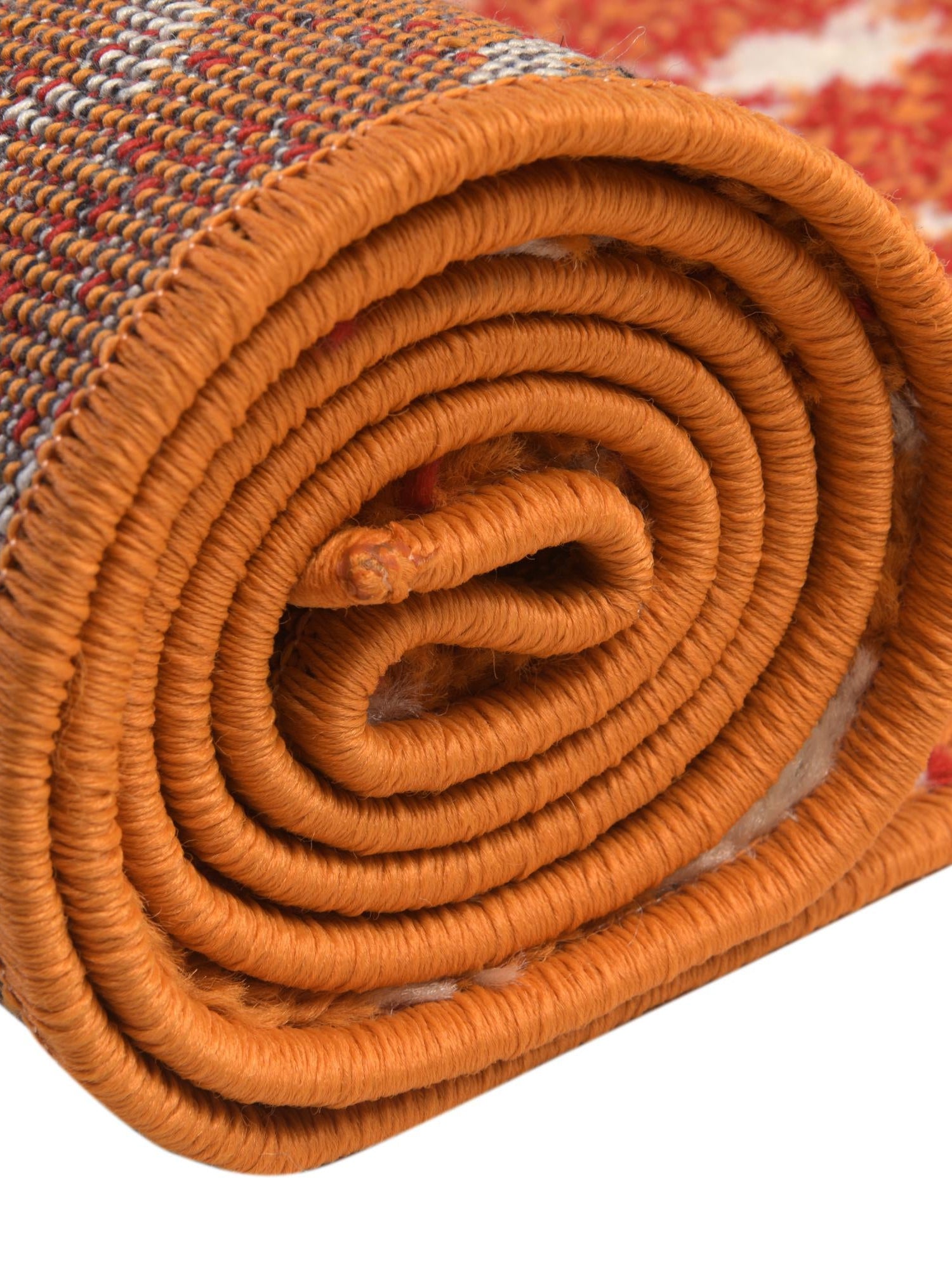 Orange and Red 3' 3 x 16' 5 Tribal Trellis Runner Area Rug Geometric Southwestern Inspired Durable Carpet for Home Interior Design for Sale at Rug Engine